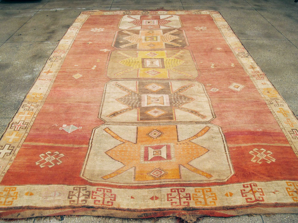 Vintage Turkish Anatolian Carpet, No.24416 - Galerie Shabab