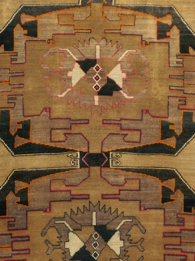 Vintage Anatolian Square Carpet, No.24421 - Galerie Shabab