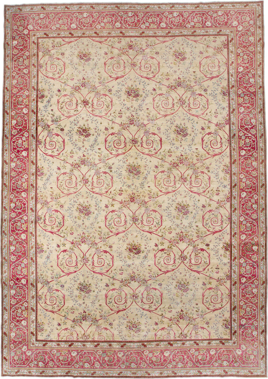 Antique Persian Sarouk Carpet, No.24433 - Galerie Shabab