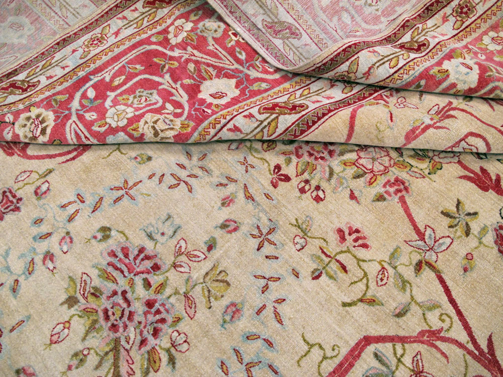 Antique Persian Sarouk Carpet, No.24433 - Galerie Shabab