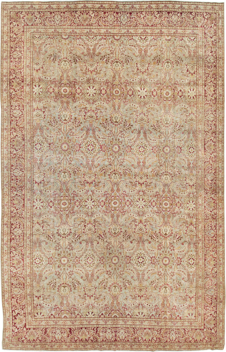 Antique Persian Lavar Kerman Carpet, No.24435 - Galerie Shabab