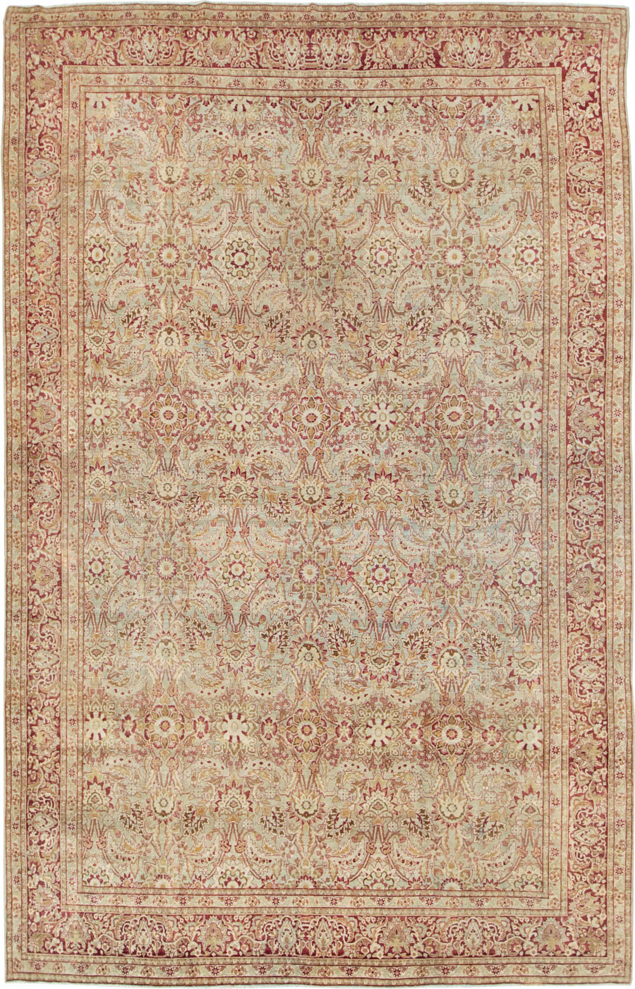 Antique Persian Lavar Kerman Carpet, No.24435 - Galerie Shabab