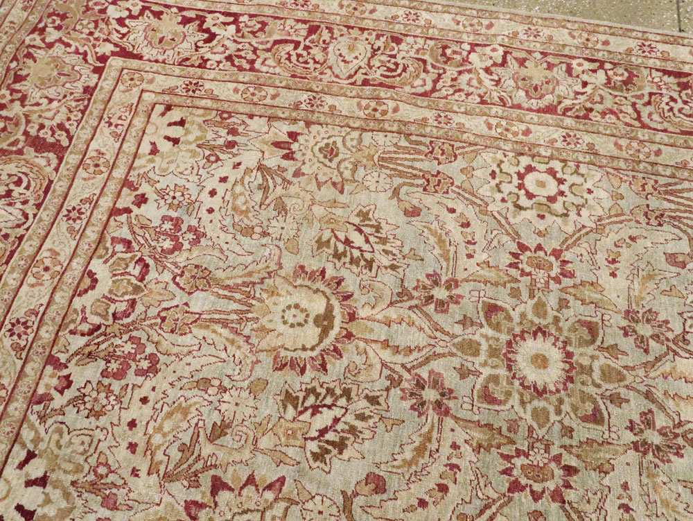 Antique Persian Lavar Kerman Carpet, No.24435 - Galerie Shabab