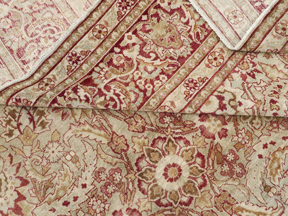 Antique Persian Lavar Kerman Carpet, No.24435 - Galerie Shabab