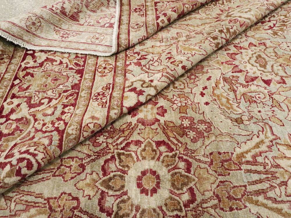 Antique Persian Lavar Kerman Carpet, No.24435 - Galerie Shabab