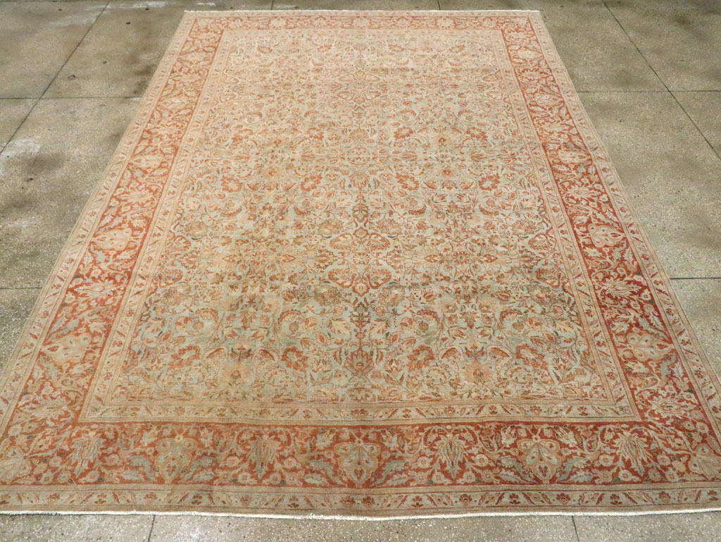 Antique Persian Tabriz Carpet, No.24439 - Galerie Shabab