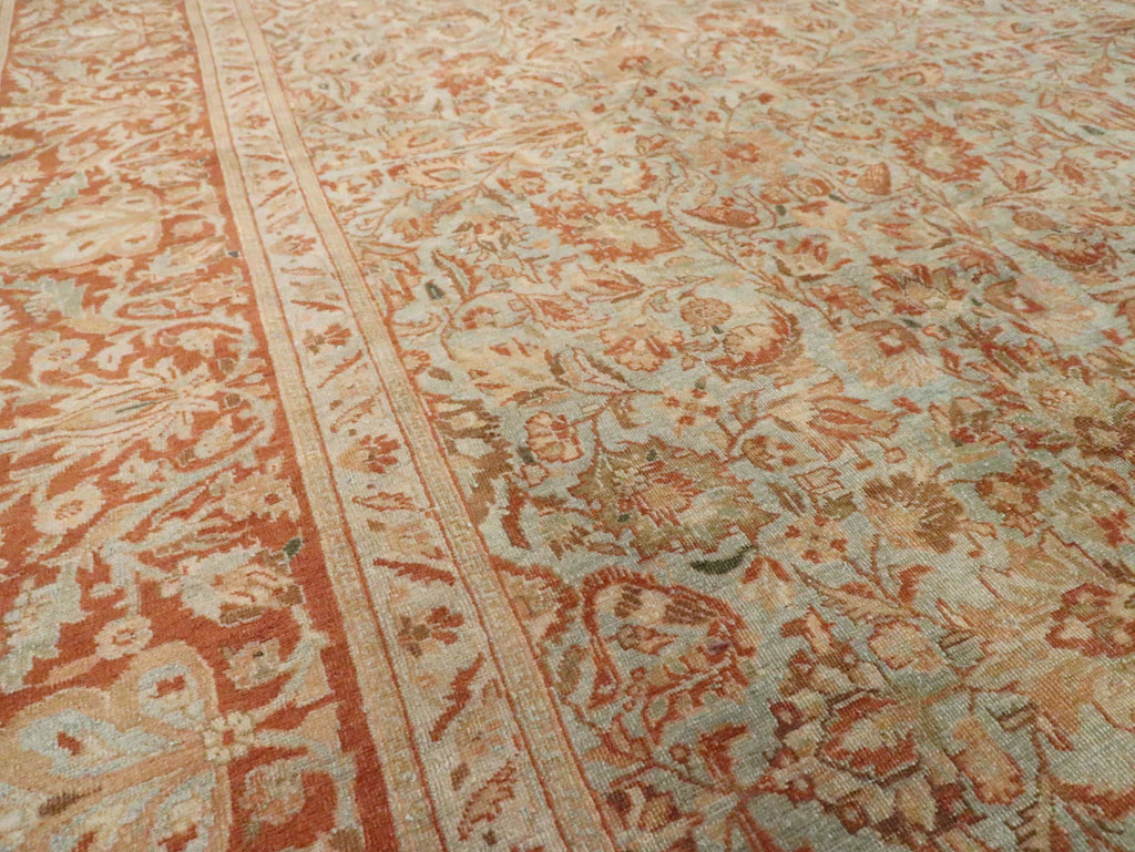 Antique Persian Tabriz Carpet, No.24439 - Galerie Shabab