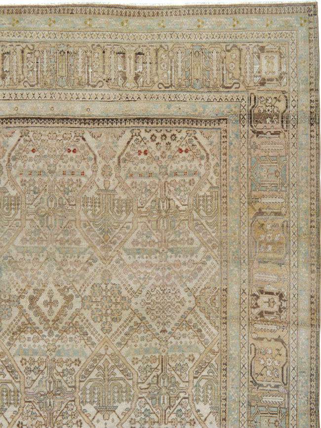 Vintage Persian Joshegan Carpet, No.24444 - Galerie Shabab
