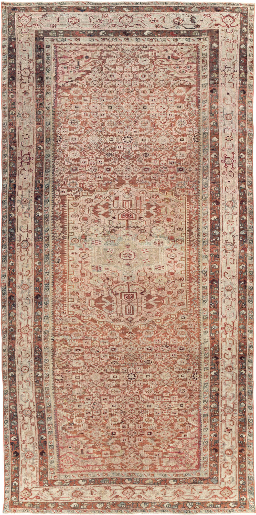 Antique Persian Malayer Gallery Rug, No.24446 - Galerie Shabab