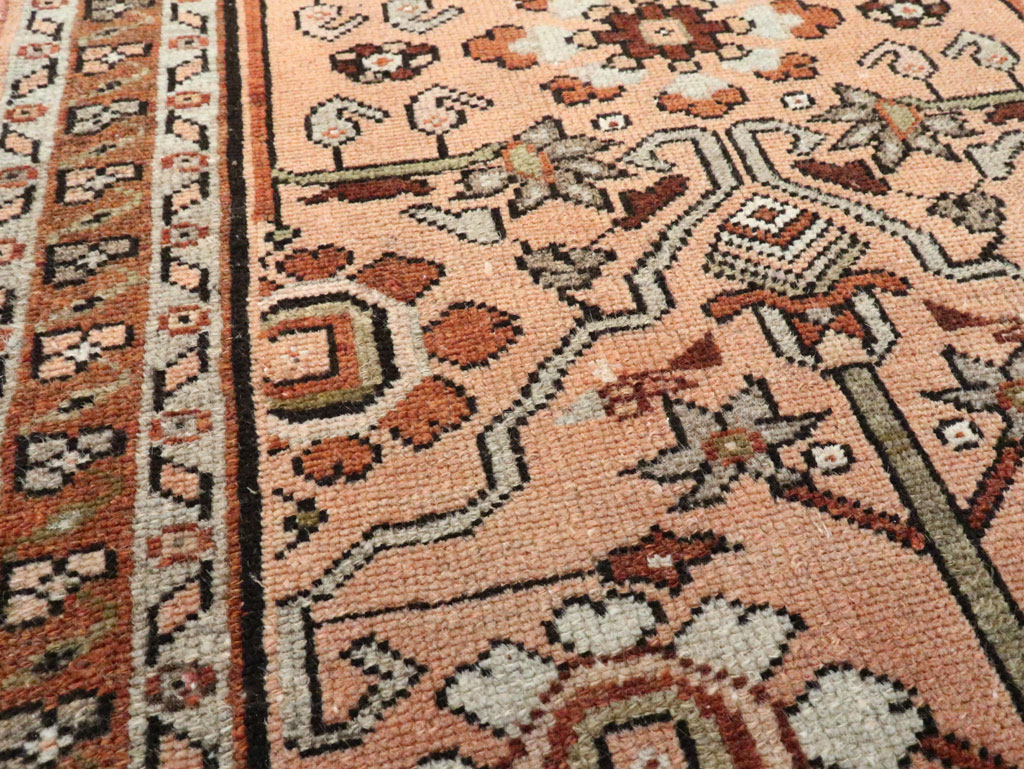 Vintage Persian Malayer Throw Rug, No.24447 - Galerie Shabab