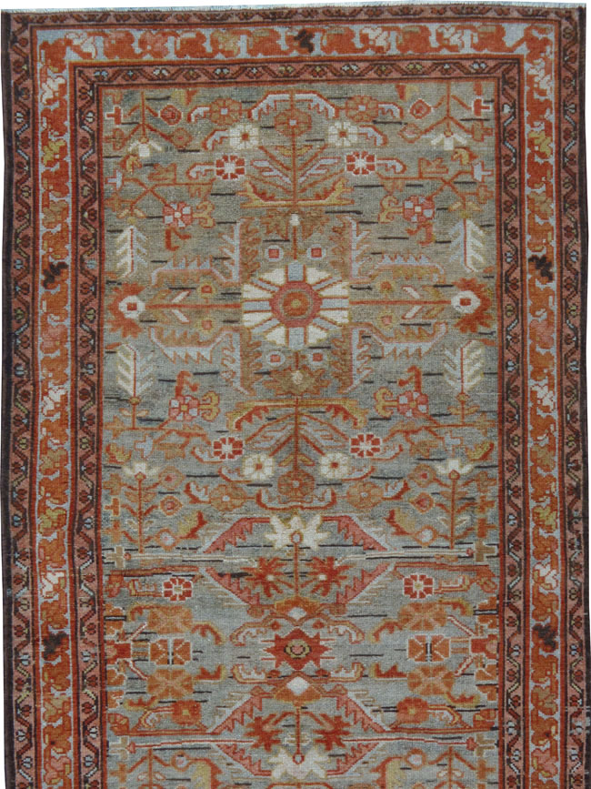 Vintage Persian Malayer Runner, No.24451 - Galerie Shabab