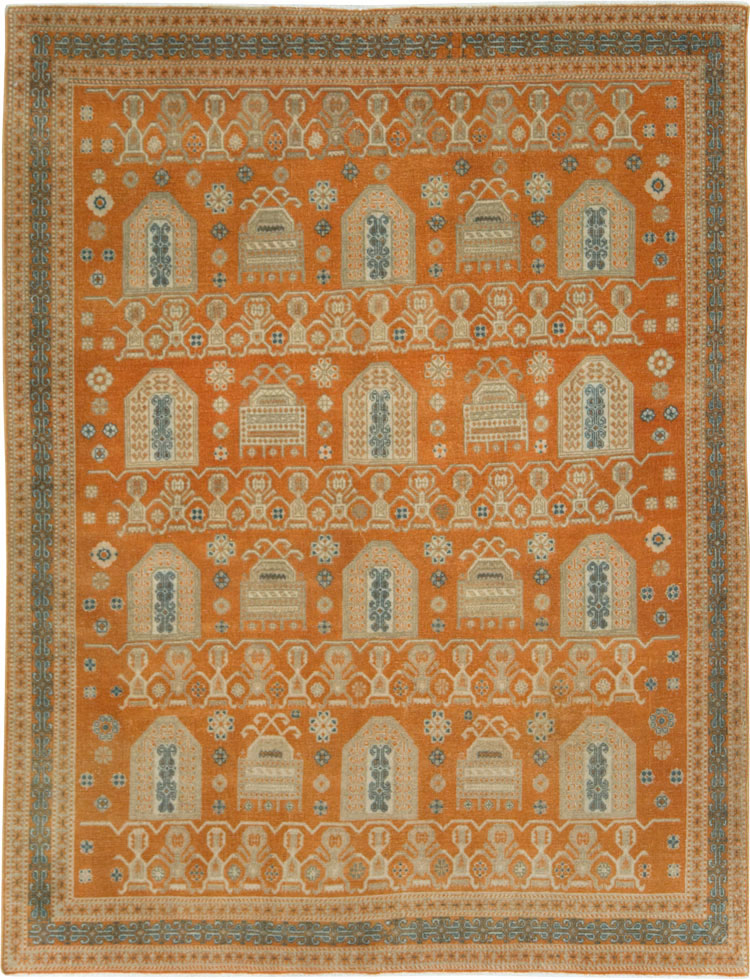Vintage Persian Afshar Accent Rug, No.24454 - Galerie Shabab