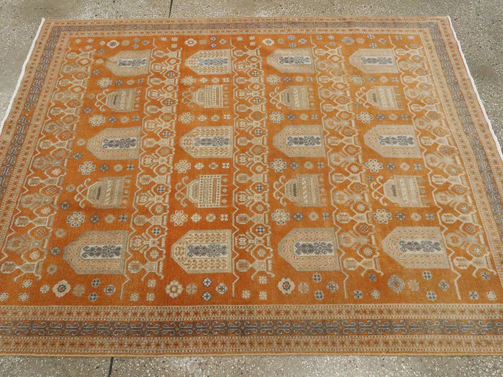 Vintage Persian Afshar Accent Rug, No.24454 - Galerie Shabab