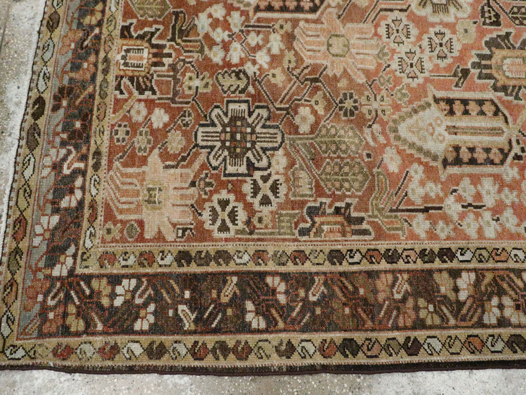 Antique Persian Bakhtiari Gallery Carpet, No.24455 - Galerie Shabab