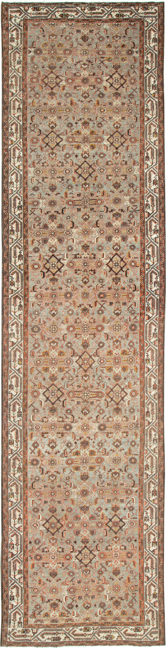 Vintage Persian Malayer Runner, No.24456 - Galerie Shabab