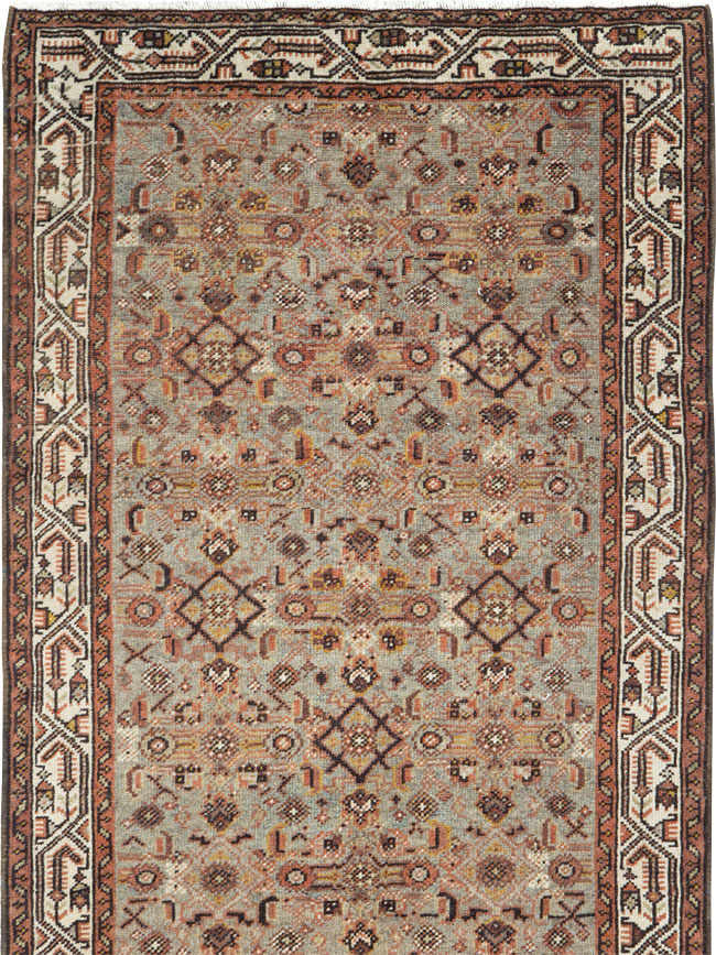 Vintage Persian Malayer Runner, No.24456 - Galerie Shabab