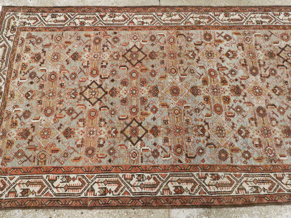 Vintage Persian Malayer Runner, No.24456 - Galerie Shabab