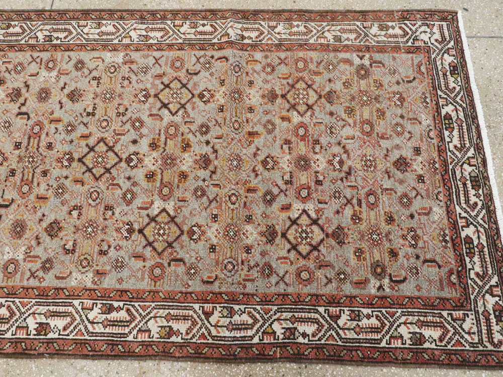 Vintage Persian Malayer Runner, No.24456 - Galerie Shabab