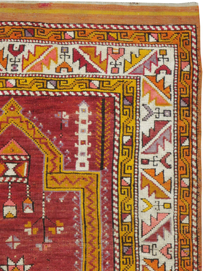 Vintage Turkish Anatolian Rug, No.24459 - Galerie Shabab