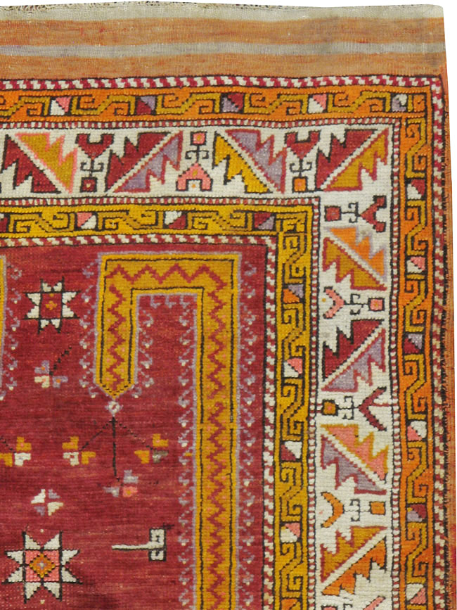 Vintage Turkish Anatolian Rug, No.24459 - Galerie Shabab