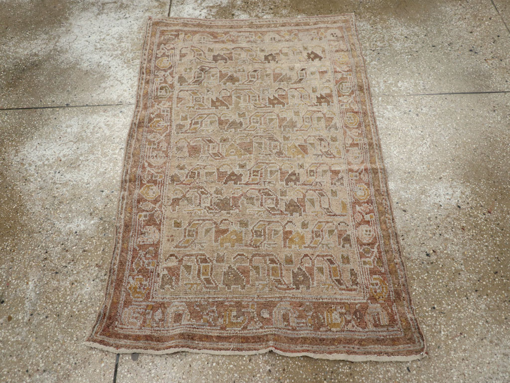 Antique Turkish Anatolian Throw Rug, No.24465 - Galerie Shabab