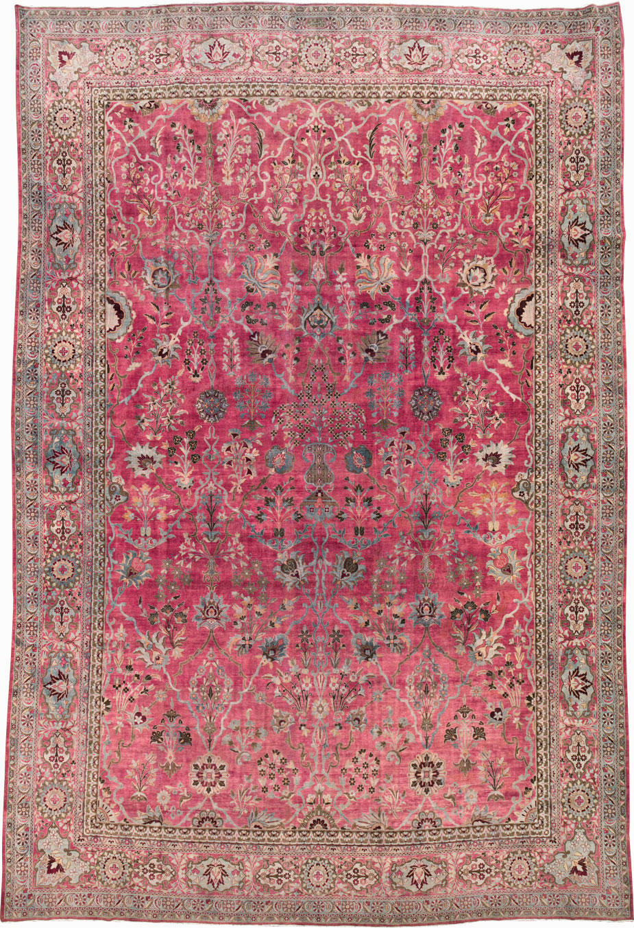 Antique Persian Lavar Kerman Carpet, No.24471 - Galerie Shabab