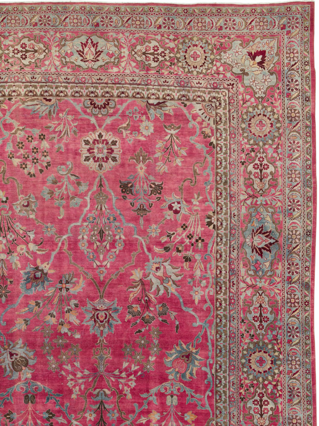 Antique Persian Lavar Kerman Carpet, No.24471 - Galerie Shabab