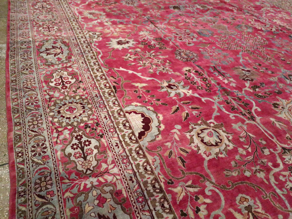Antique Persian Lavar Kerman Carpet, No.24471 - Galerie Shabab