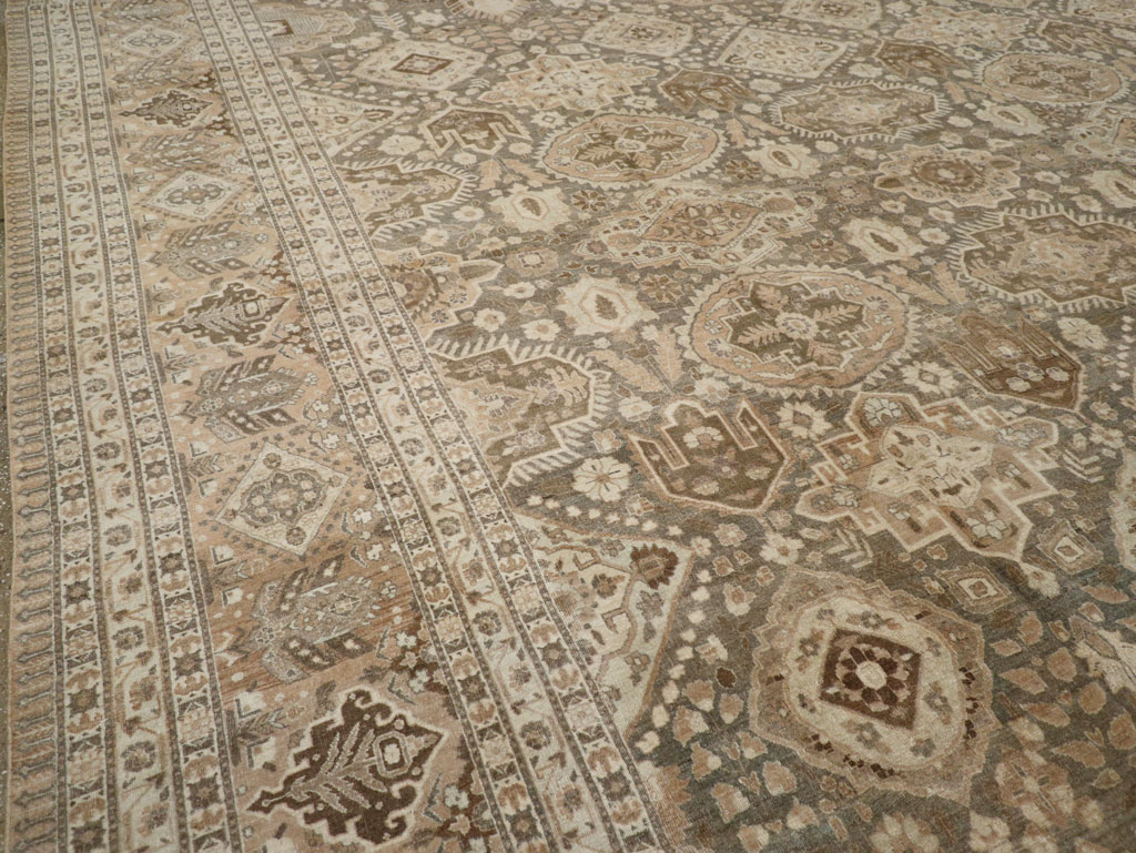 Antique Persian Tabriz Carpet, No.24472 - Galerie Shabab