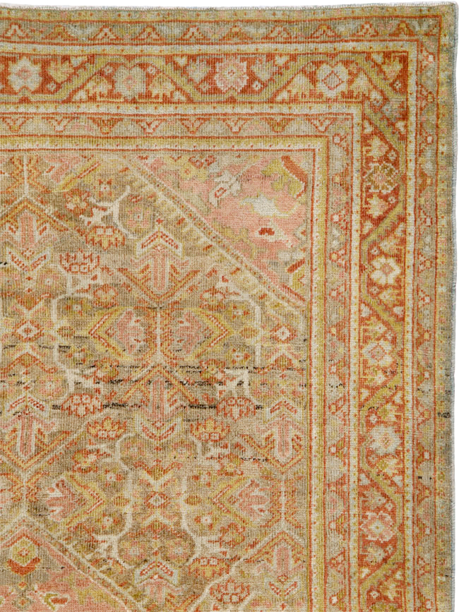 Antique Persian Mahal Rug, No.24480 - Galerie Shabab