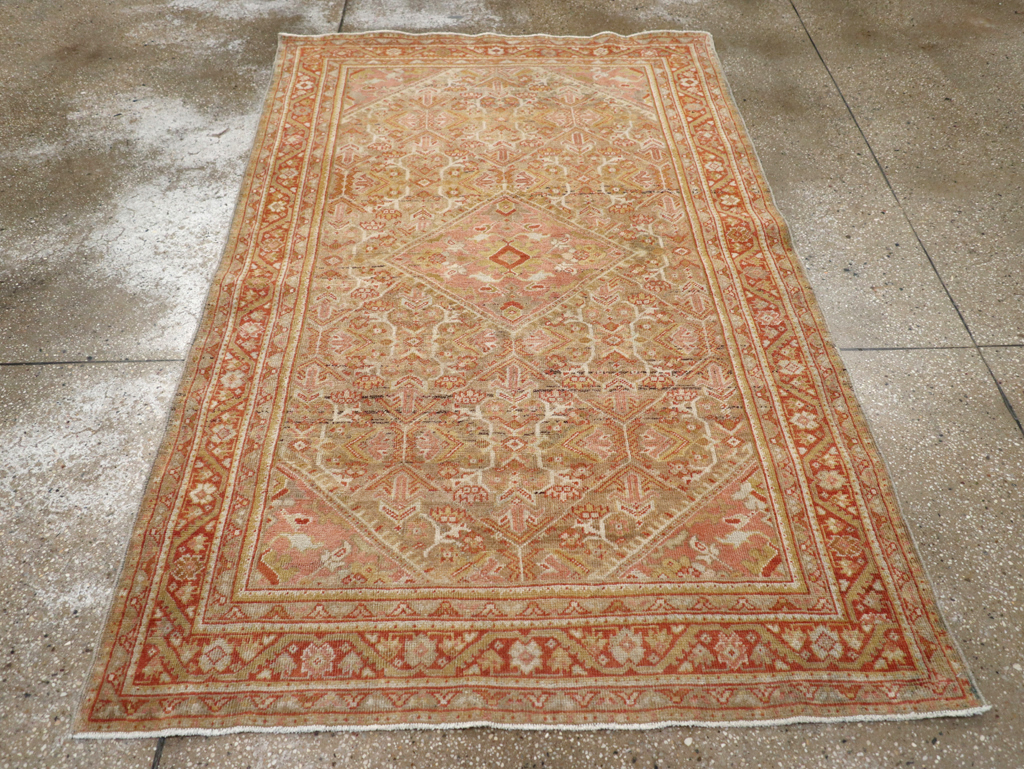 Antique Persian Mahal Rug, No.24480 - Galerie Shabab
