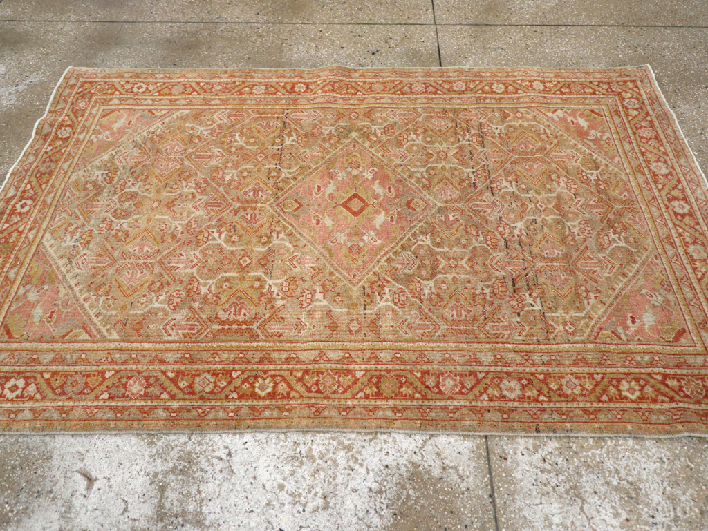 Antique Persian Mahal Rug, No.24480 - Galerie Shabab