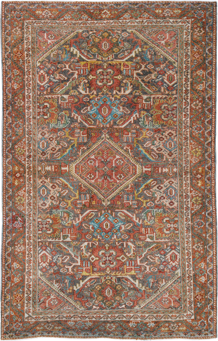 Antique Persian Mahal Rug, No.24481 - Galerie Shabab