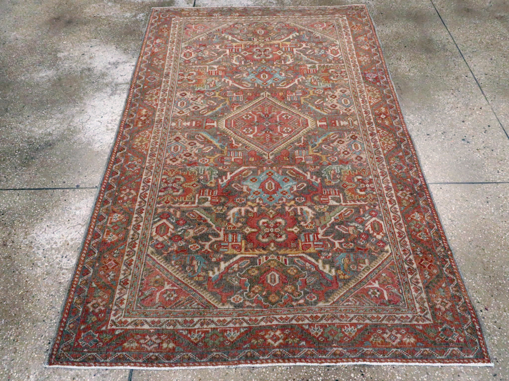 Antique Persian Mahal Rug, No.24481 - Galerie Shabab