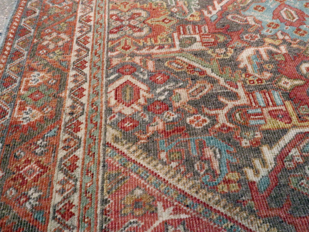 Antique Persian Mahal Rug, No.24481 - Galerie Shabab
