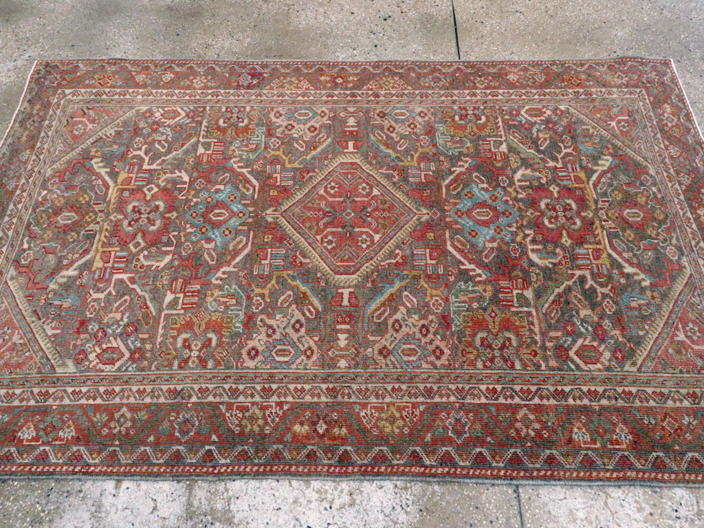 Antique Persian Mahal Rug, No.24481 - Galerie Shabab