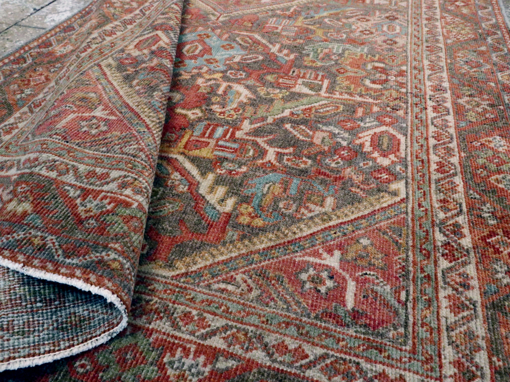 Antique Persian Mahal Rug, No.24481 - Galerie Shabab