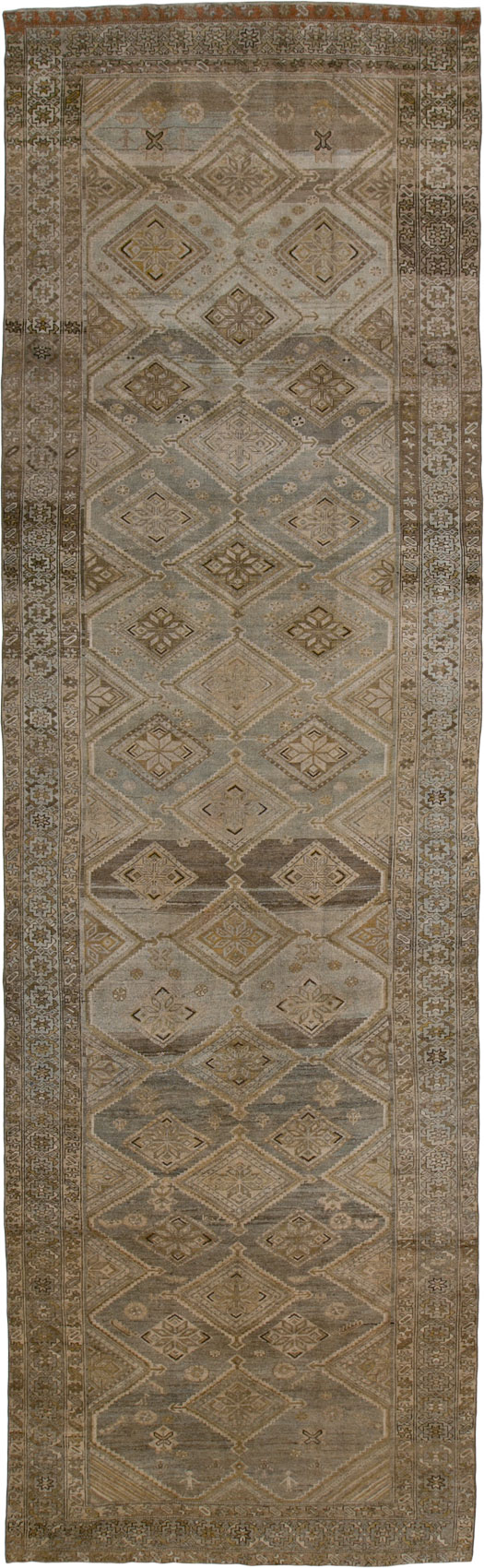 Vintage Persian Malayer Gallery Carpet, No.24491 - Galerie Shabab