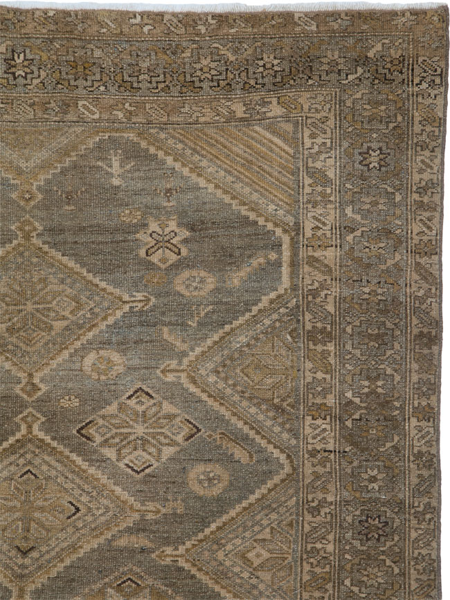 Vintage Persian Malayer Gallery Carpet, No.24491 - Galerie Shabab