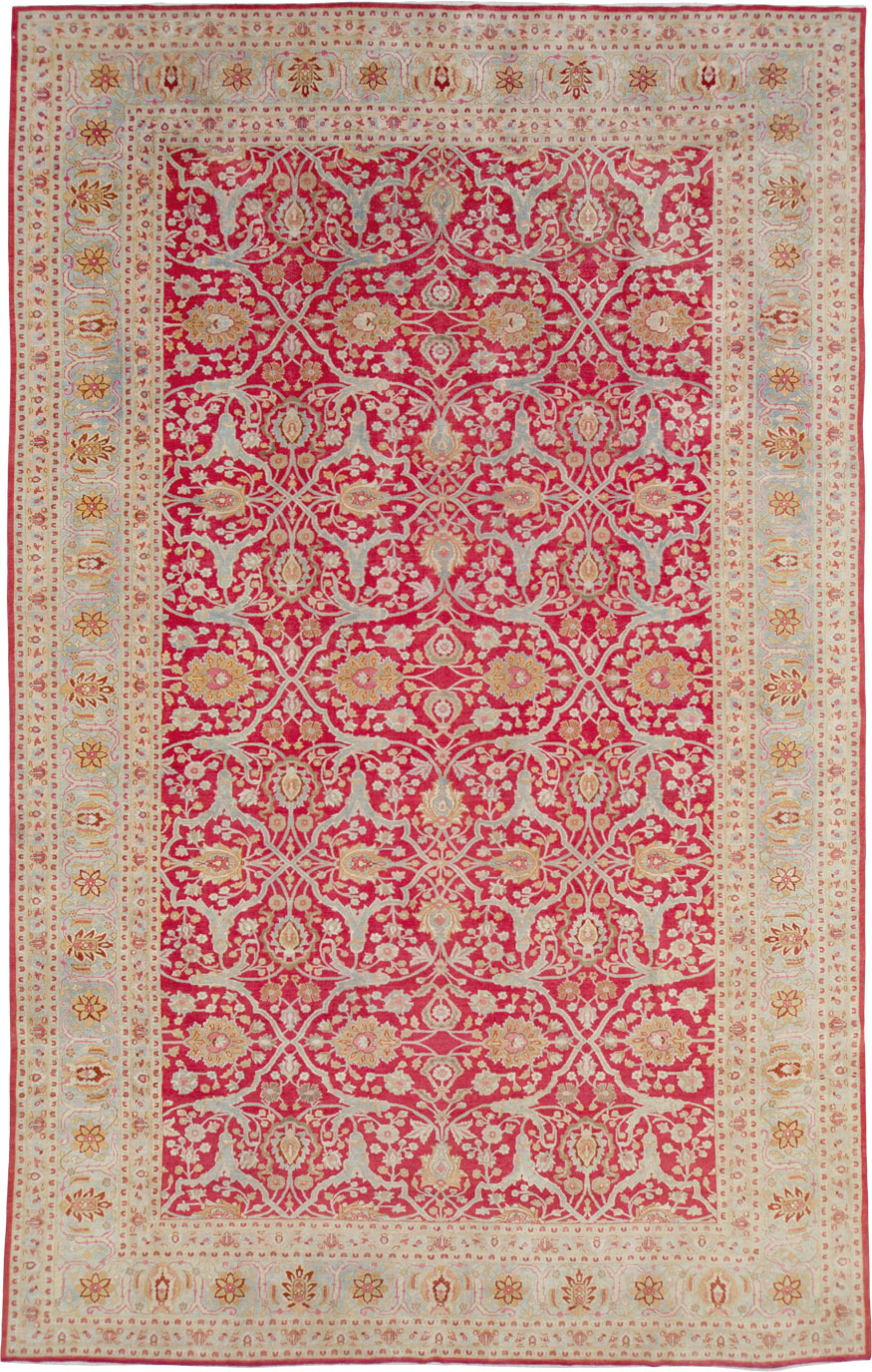 Antique Persian Tabriz Carpet, No.24493 - Galerie Shabab