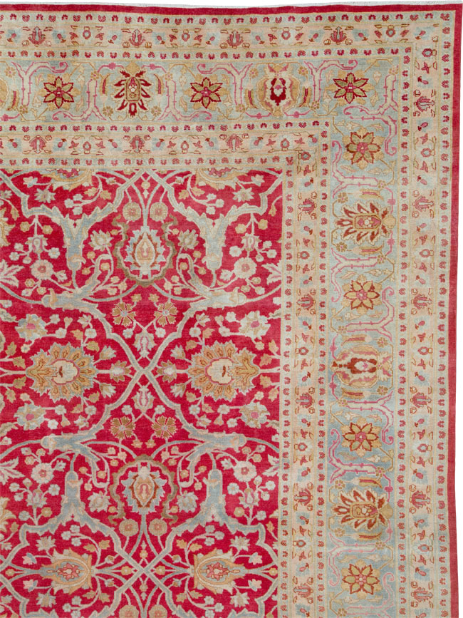 Antique Persian Tabriz Carpet, No.24493 - Galerie Shabab