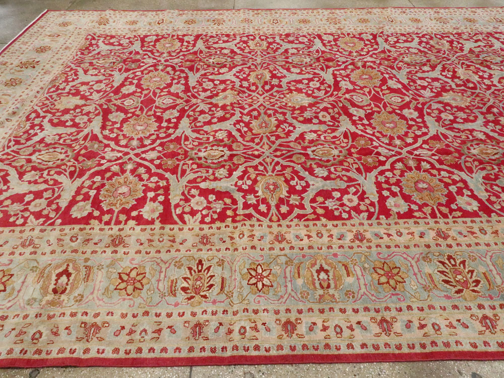 Antique Persian Tabriz Carpet, No.24493 - Galerie Shabab
