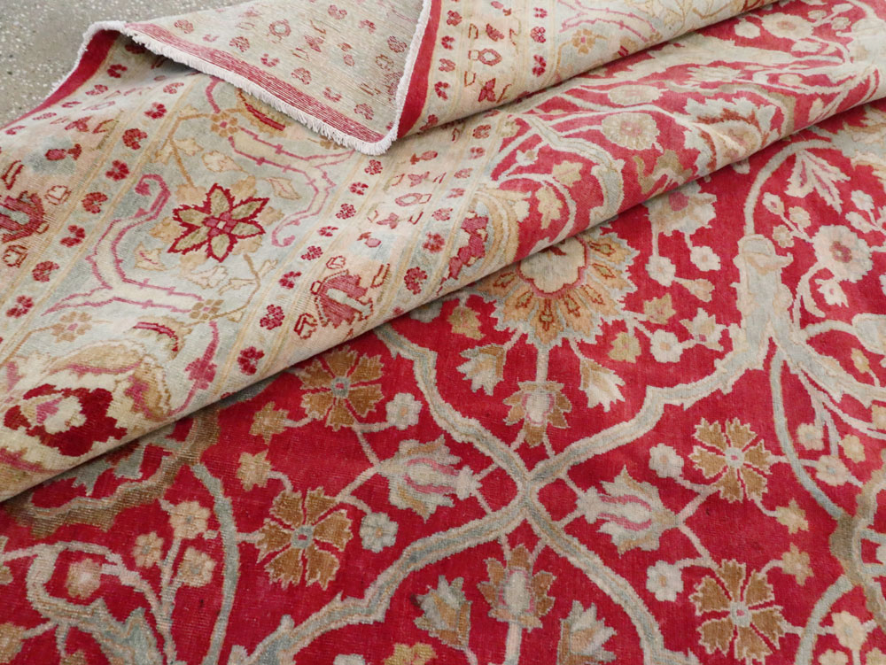 Antique Persian Tabriz Carpet, No.24493 - Galerie Shabab