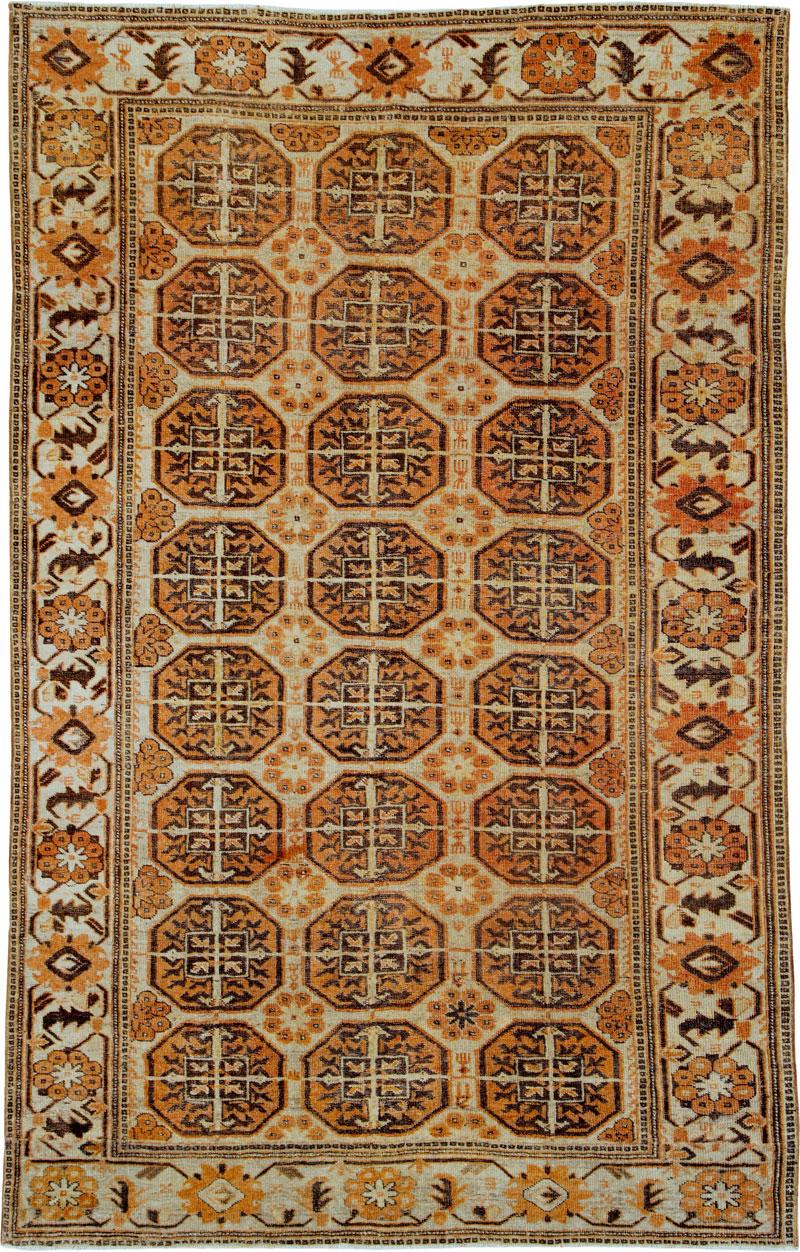 Vintage Persian Mahal Rug, No.24494 - Galerie Shabab