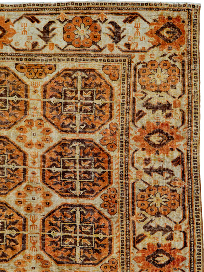 Vintage Persian Mahal Rug, No.24494 - Galerie Shabab