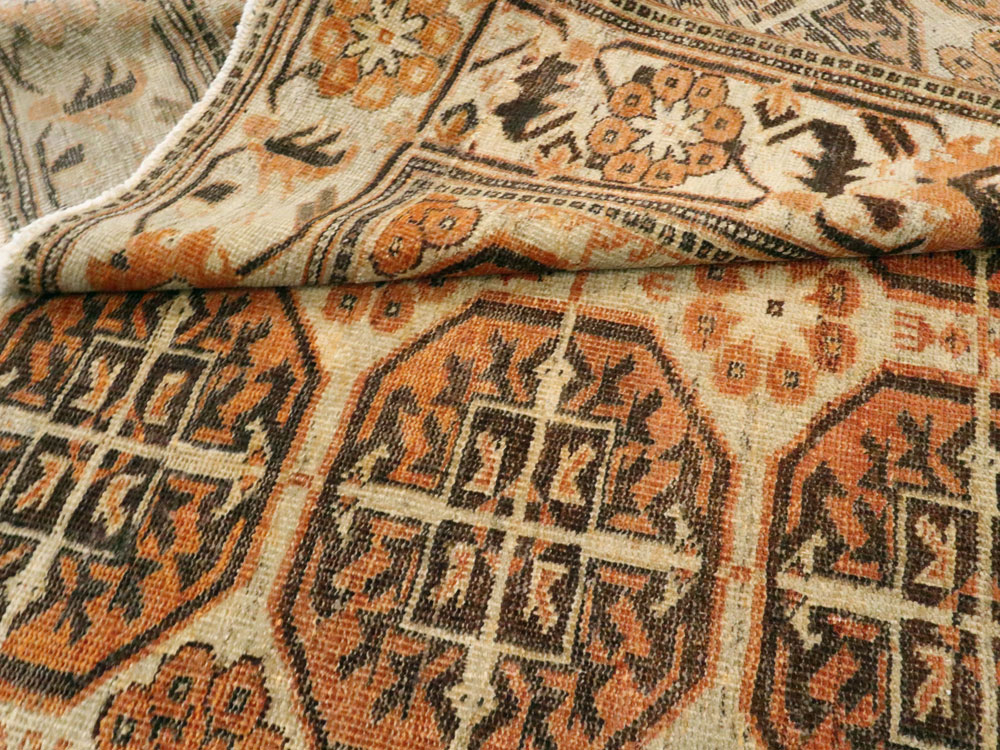 Vintage Persian Mahal Rug, No.24494 - Galerie Shabab