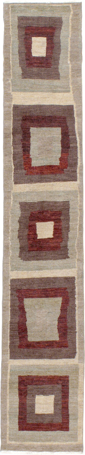 Modern Persian Tabriz Runner, No.24496 - Galerie Shabab