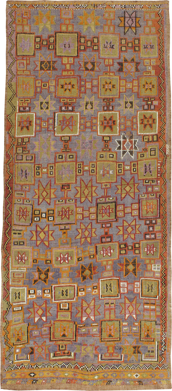 Vintage Turkish Flat-weave Kilim, No.24506 - Galerie Shabab