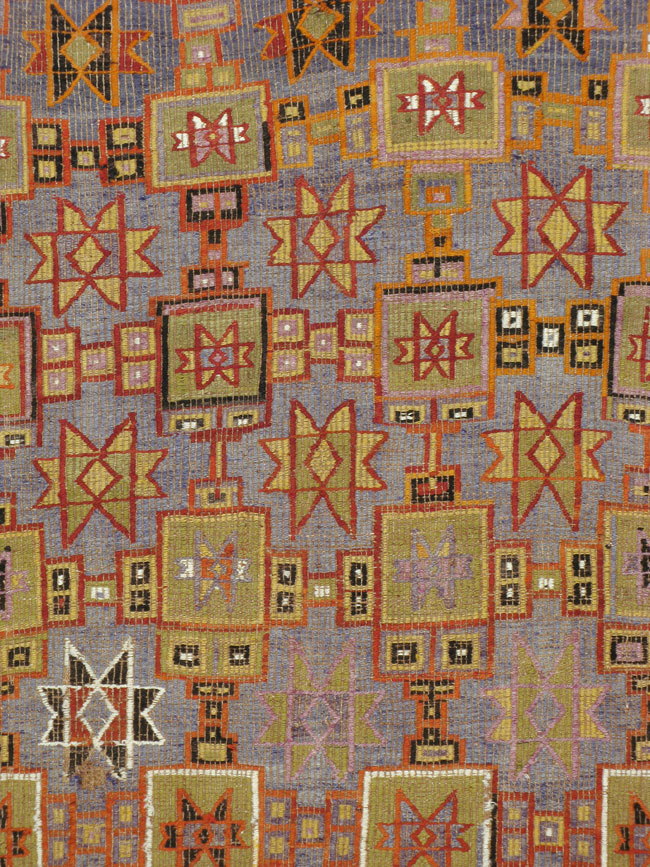Vintage Turkish Flat-weave Kilim, No.24506 - Galerie Shabab