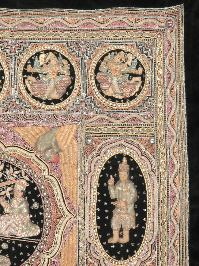 Vintage Burma Tapestry, No.24507 - Galerie Shabab